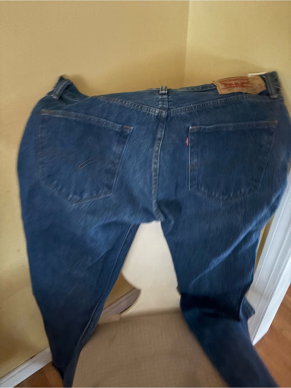 Levi's Men's Dark Blue Relaxed Fit Jeans